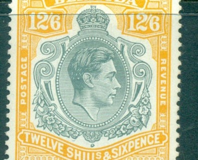 Bermuda-1950-KGVI-12-6d-Perf-14-MLH-Lot55193