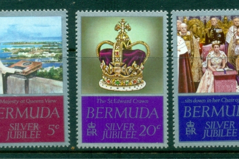 Bermuda-1977-QEII-Silver-Jubilee-MUH