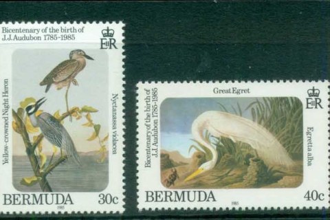 Bermuda-1985-Audubon-Birds-MUH
