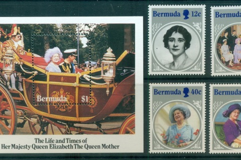 Bermuda-1985-Queen-Mother-85th-Birthday-MS-MUH