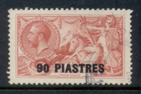 BFPO-Levant-1921-KGV-Seahorse-90pi-on-5-FU