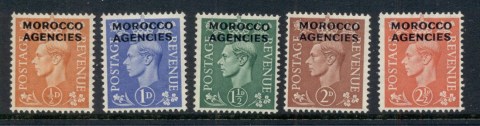 Morocco-Agencies-1951-KGVI-Opts-MUH