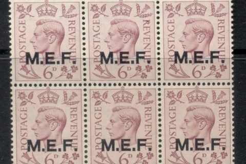 BFPO-MEF-1942-43-KGVI-Portrait-6d-blk6-MUH