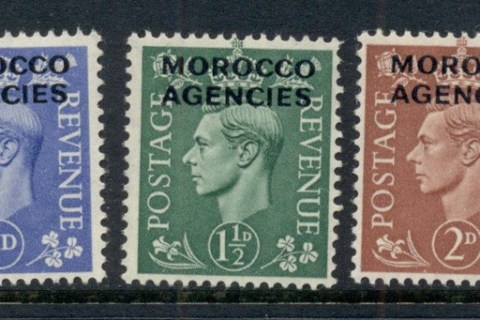 Morocco-Agencies-1951-KGVI-Opts-MUH