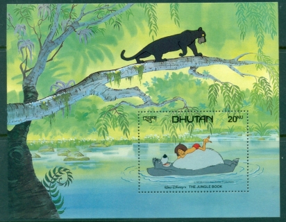 Bhutan-1982-Walt-Disney-The-Jungle-Book-MS-MUH