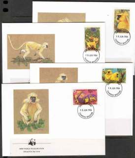 Bhutan-1984-WWF Golden Langur