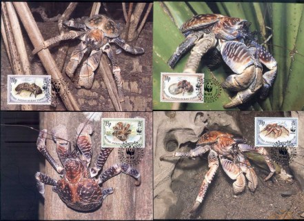BIOT-1993 WWF Coconut Crabs FDC