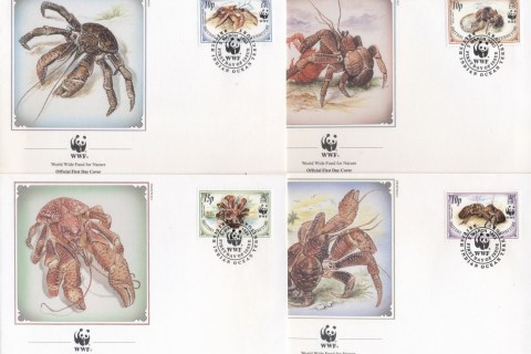 BIOT-1993 WWF Coconut Crabs FDC