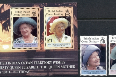 BIOT-2000 Queen Mother 100th Birthday + MS