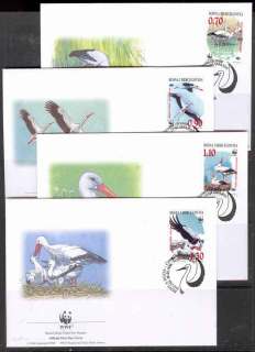 Bosnia-Herzegovina-1998 WWF White Stork