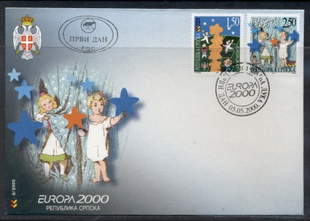 Bosnia-Herzegovina-2000-Europa-Field-of-Stars-FDC