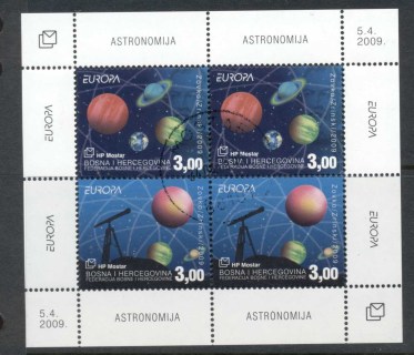 Bosnia-Herzegovina-Croat-2009-Europa-Space-Astronomy-MS-FU