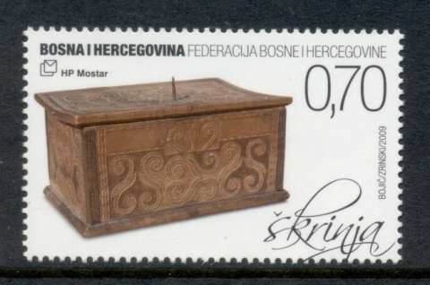 Bosnia-Herzegovina-Croat-Admin-2009-Wooden-Hope-Chest-MUH