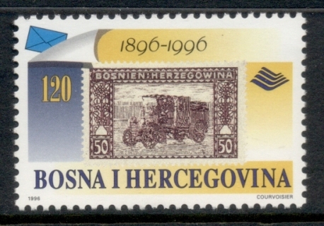 Bosnia-Herzegovina-Muslim-Govt-1996-Mail-van-Use-MUH