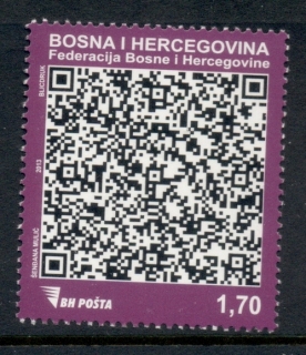 Bosnia-Herzegovina-Muslim-Govt-2013-Postal-QR-Code-MUH