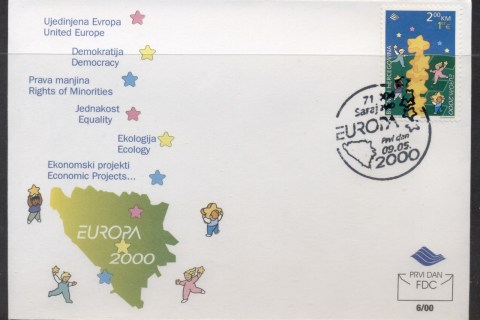 Bosnia-Herzegovina-2000-Europa-Field-of-Stars-FDC_2