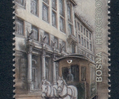 Bosnia-Herzegovina-Muslim-Govt-2001-Horse-Drawn-Mail-delivery-MUH
