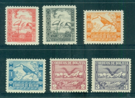 Bolivia-1939-Birds-Asst-MUH