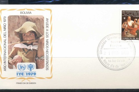 Bolivia-1979-IYC-International-year-of-the-Child-FDC