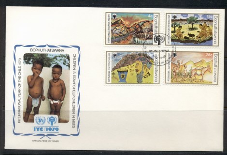 Bophuthatswana-1979-IYC-International-year-of-the-Child-FDC