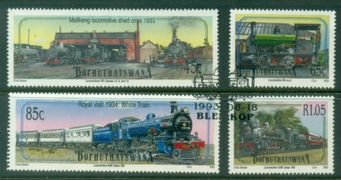 Bophuthatswana-1993-Locomotives-Trains-FU