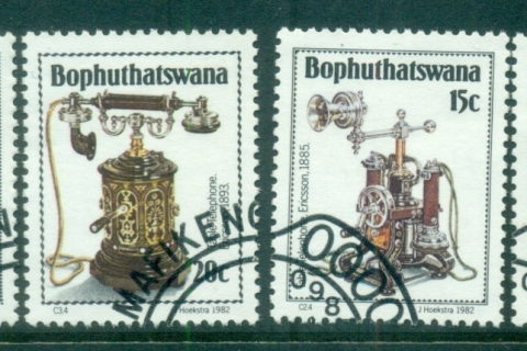 Bophuthatswana-1982-Table-Telephones-FU