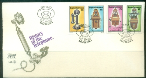 Bophuthatswana-1983-History-of-the-Telephone-FDC