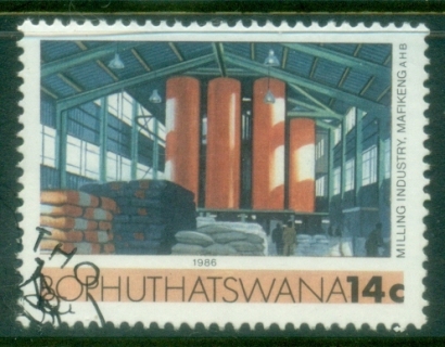 Bophuthatswana-1985-89-Pictorial-14c-Milling-Industry-FU