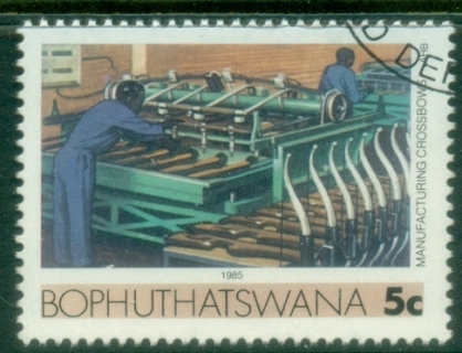 Bophuthatswana-1985-89-Pictorial-5c-Manufacture-of-Crossbows-FU