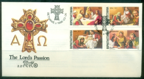 Bophuthatswana-1986-The-Lords-Passion-FDC
