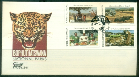 Bophuthatswana-1988-Bophuthatswana-National-Parks-FDC