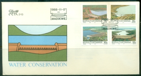 Bophuthatswana-1988-Water-Conservation-FDC