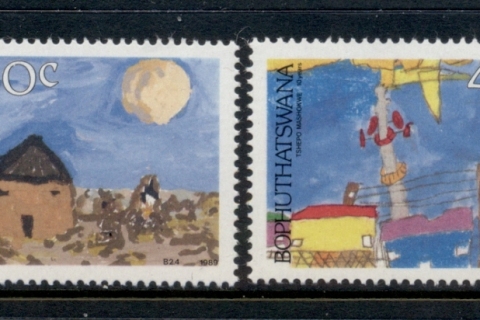 Bophuthatswana-1989-Childrens-Art-MUH