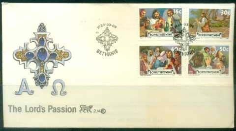 Bophuthatswana-1989-The-Lords-Passion-FDC