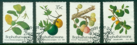 Bophuthatswana-1991-Edible-Wild-Fruit-FU