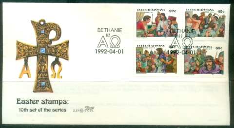 Bophuthatswana-1992-Easter-FDC