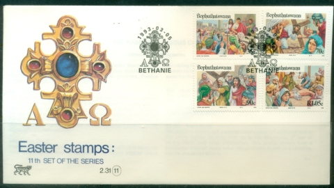 Bophuthatswana-1993-Easter-FDC