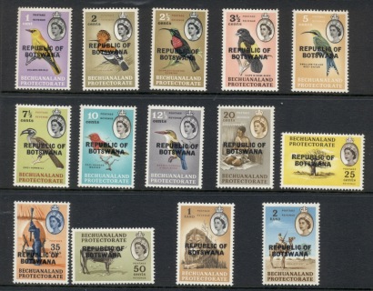 Botswana-1966-QEII-Pictorials