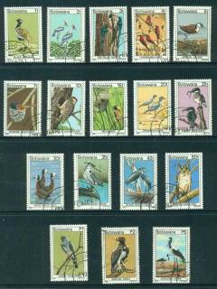 Botswana-1978-Birds-VFU-Lot17498