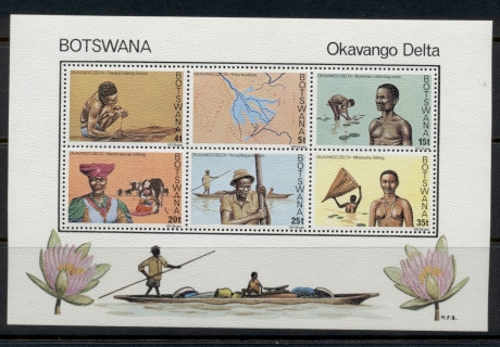 Botswana-1978-People-of-the-Okavango-Delta-MS-MUH