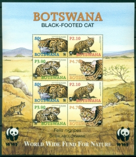 Botswana-2005-WWF-Black-Footed-Cat-MS-MUH
