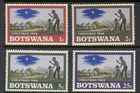 Botswana-1968-Xmas-MUH