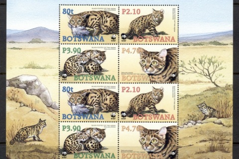 Botswana-2005-WWF-Black-Footed-Cat-MS-MUH