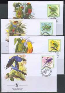 Brazil 2001 WWF Parrots