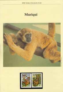 Brazil 1984 WWF Wooly Spider Monkey