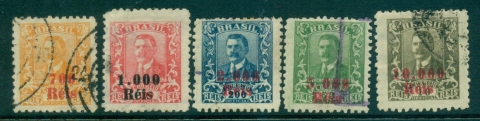 Brazil-1928-Surch-on-1919-Officials-FU-lot36152