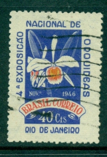 Brazil-1946-Orchid-Exhibition-FU-lot36261