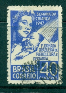 Brazil-1947-Child-Care-Week-FU-lot36269