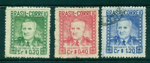 Brazil-1947-Pres-Eurico-Gaspar-Dutra-FU-lot36268