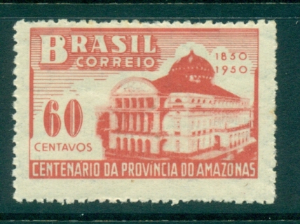 Brazil-1950-Amazonas-Province-MLH-lot36292